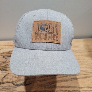 Josh Turner Snapback Hat County Concert Farm Line Dance Nashville Leather Patch